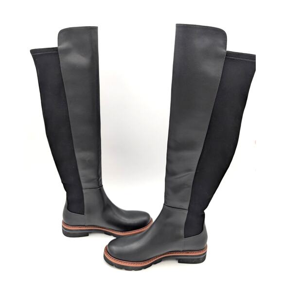 Stuart Weitzman Adrina City Over the Knee Boots Women's Black Size US5.5B EU36 - Picture 5 of 14
